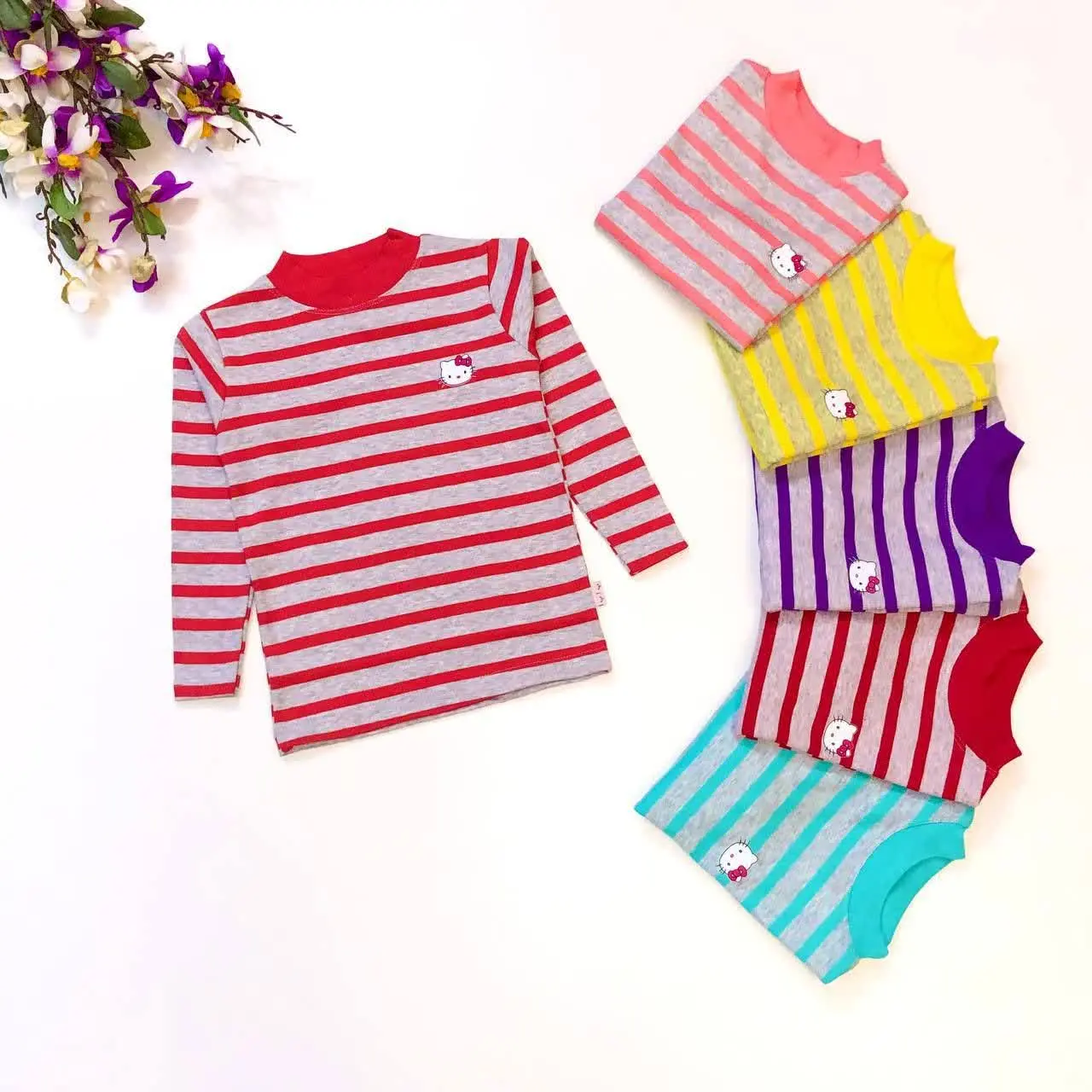 🌟بلوز تک راه راه دخترانه🌟
