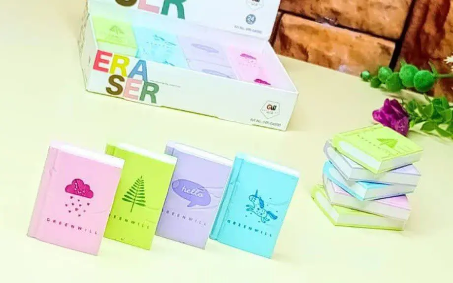 پاک کن پاستیلی کتاب😍