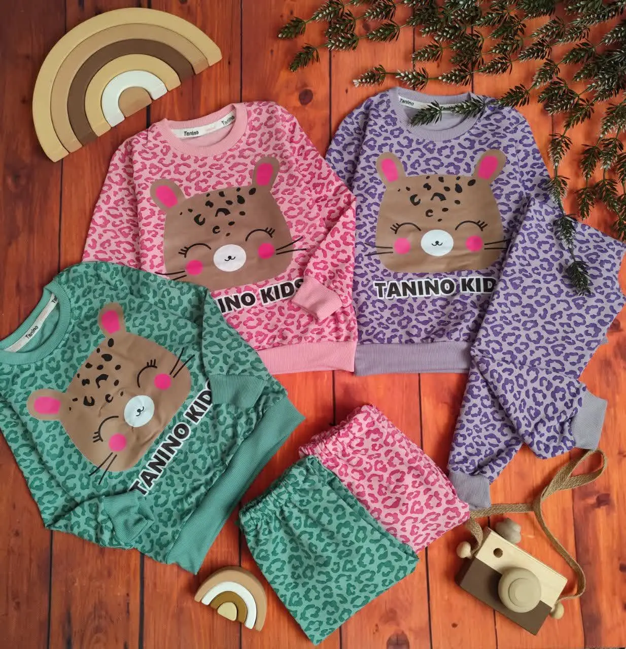 😍ست بلوز و شلوار گربه پلنگی...