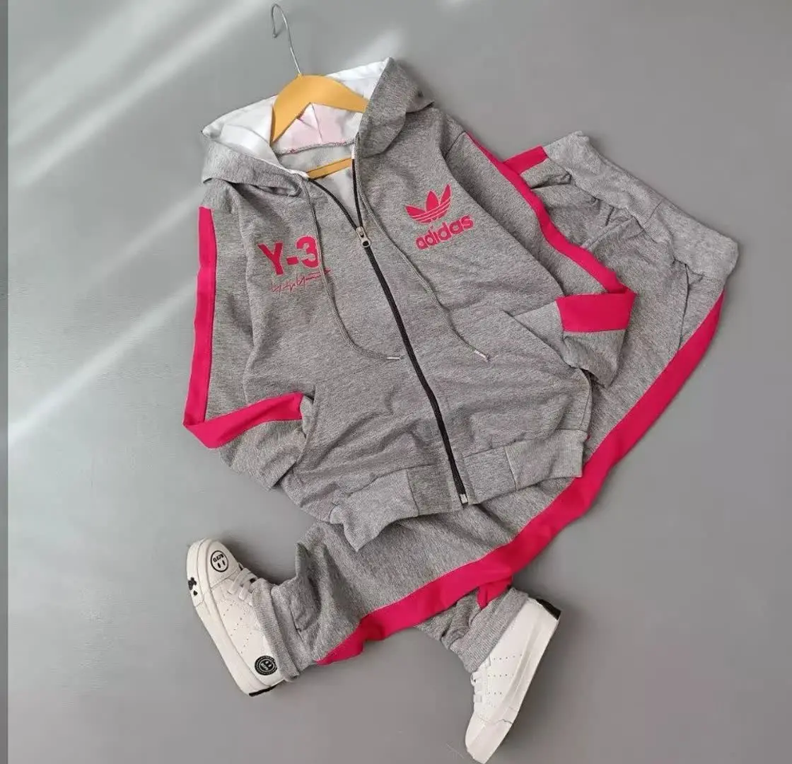 سویشرت شلوار ست دخترونه ملانژ