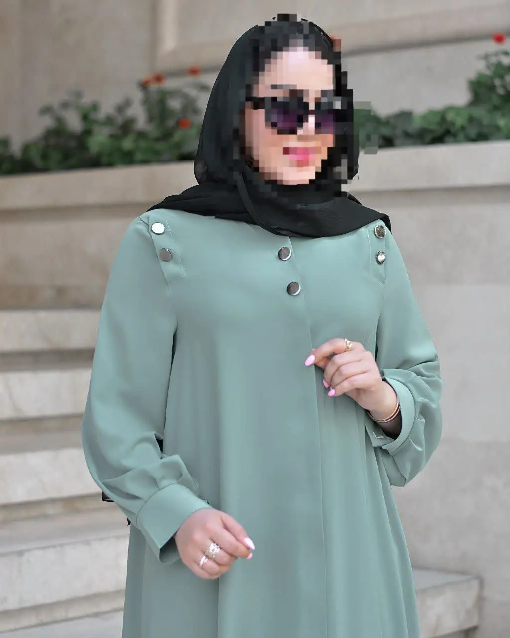 🌱 مانتو عبایی حنانه
