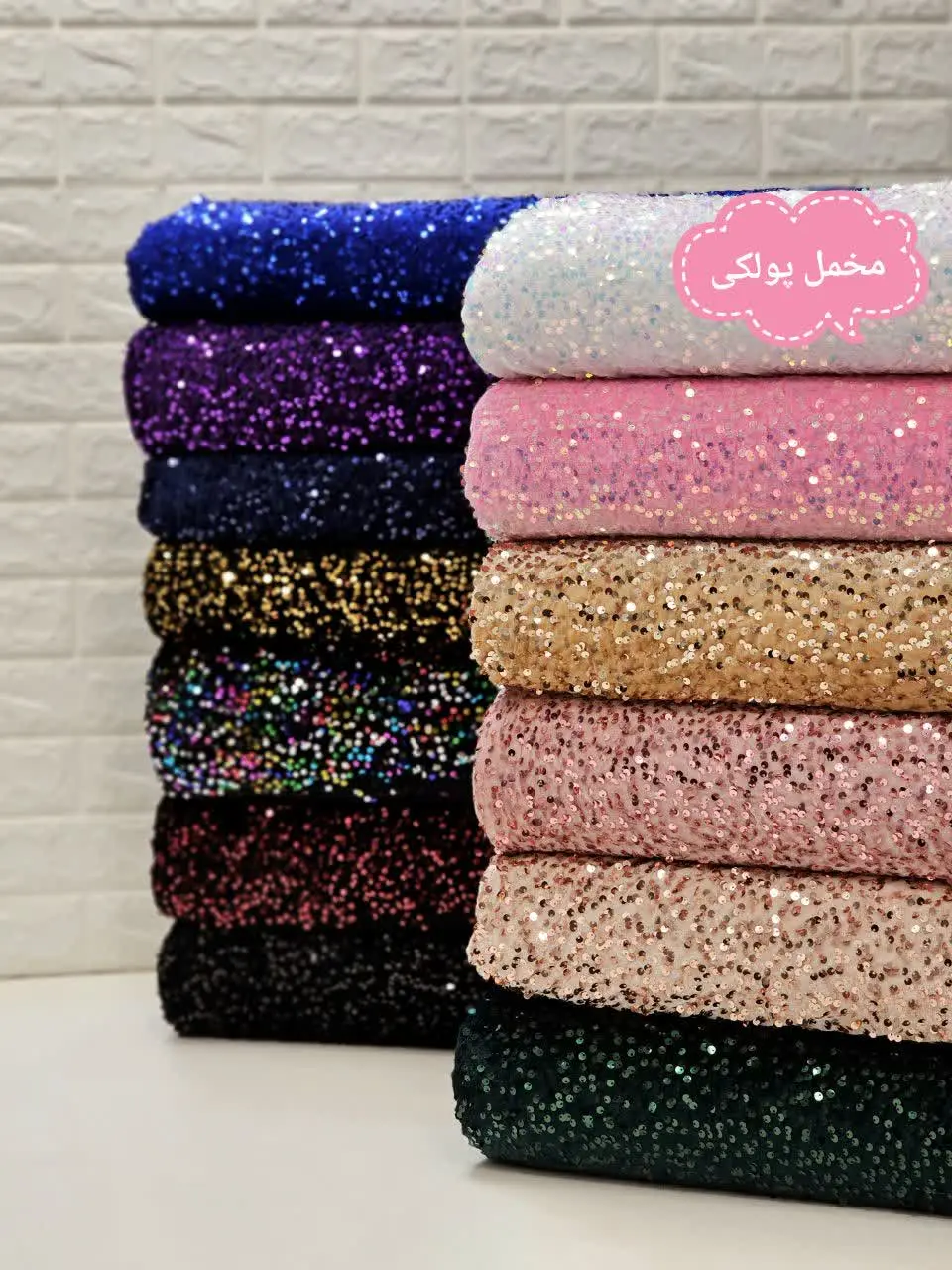 🔴نوع جنس: مخمل آینه‌ای _
