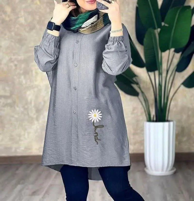 ❤️نام: #شومیز گلدوزی بابونه
