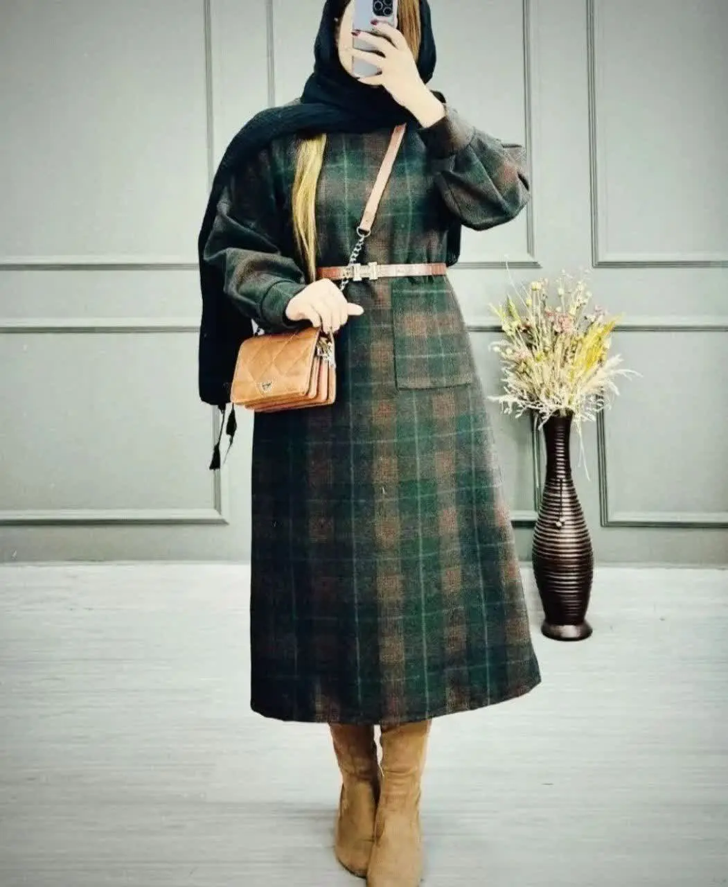 نام: کفتان پشمی کمربندی
