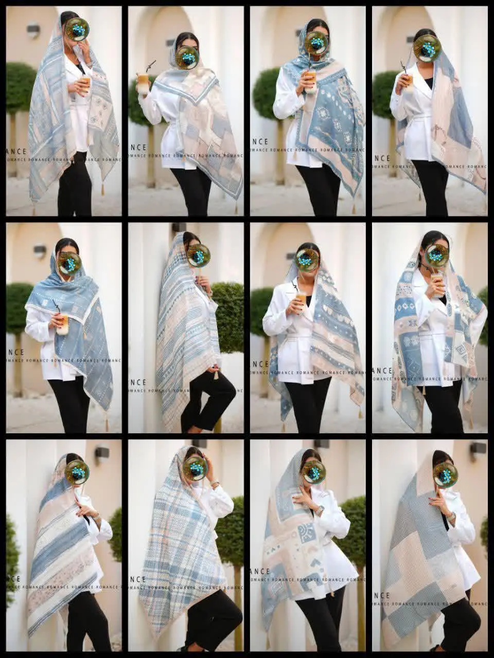 🐝 شال نخ سوزنی اعلا