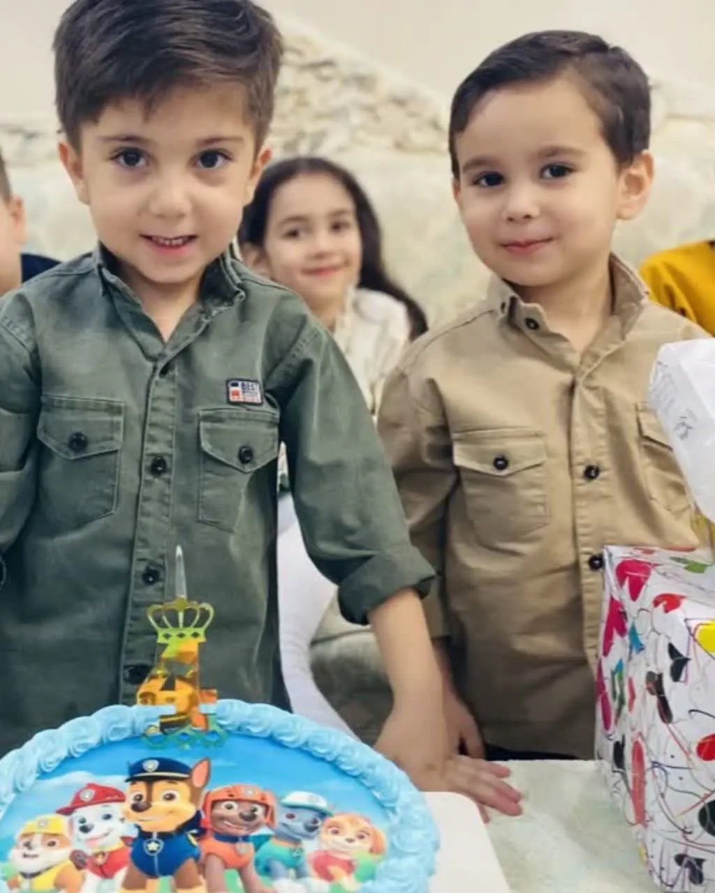 • پیراهن پسرانه ی کتان یقه...