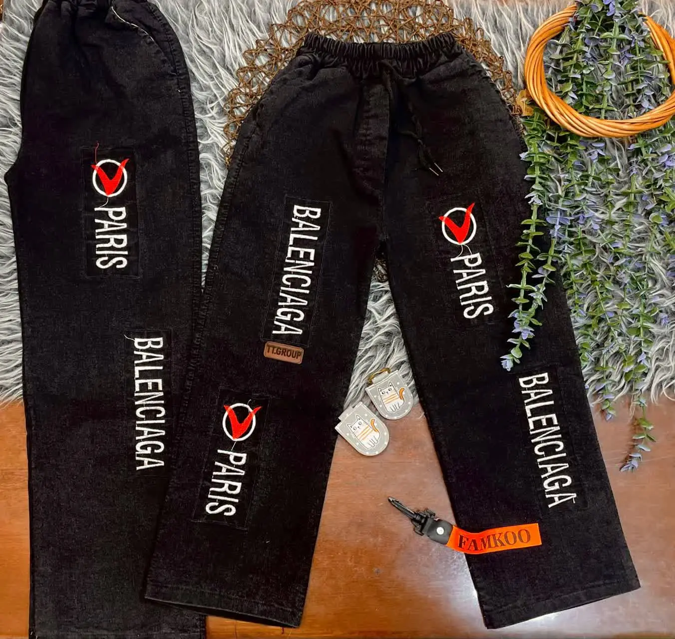 🧶شلوار مجلسی 😍 تیکه دوزی