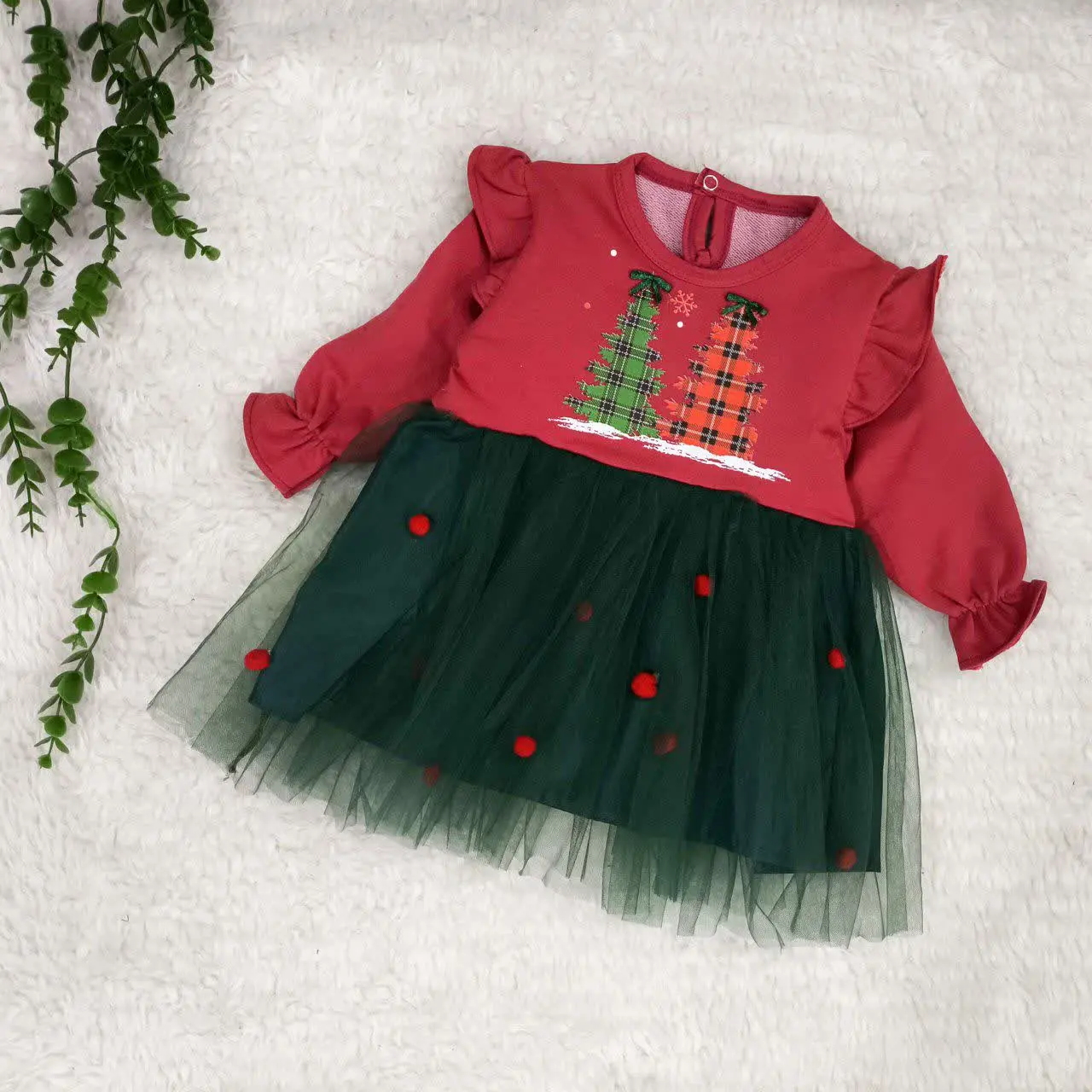 پیراهن دخترانه کریسمس۲