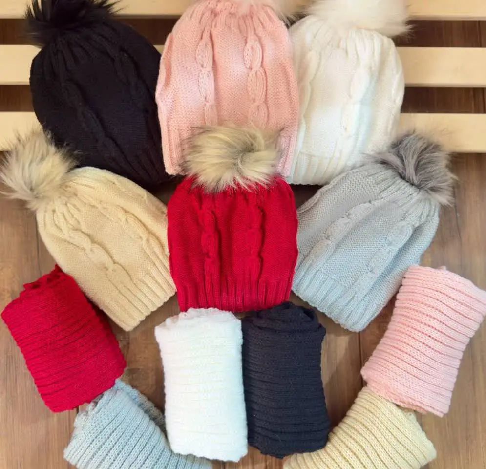 شال و کلاه دخترانه