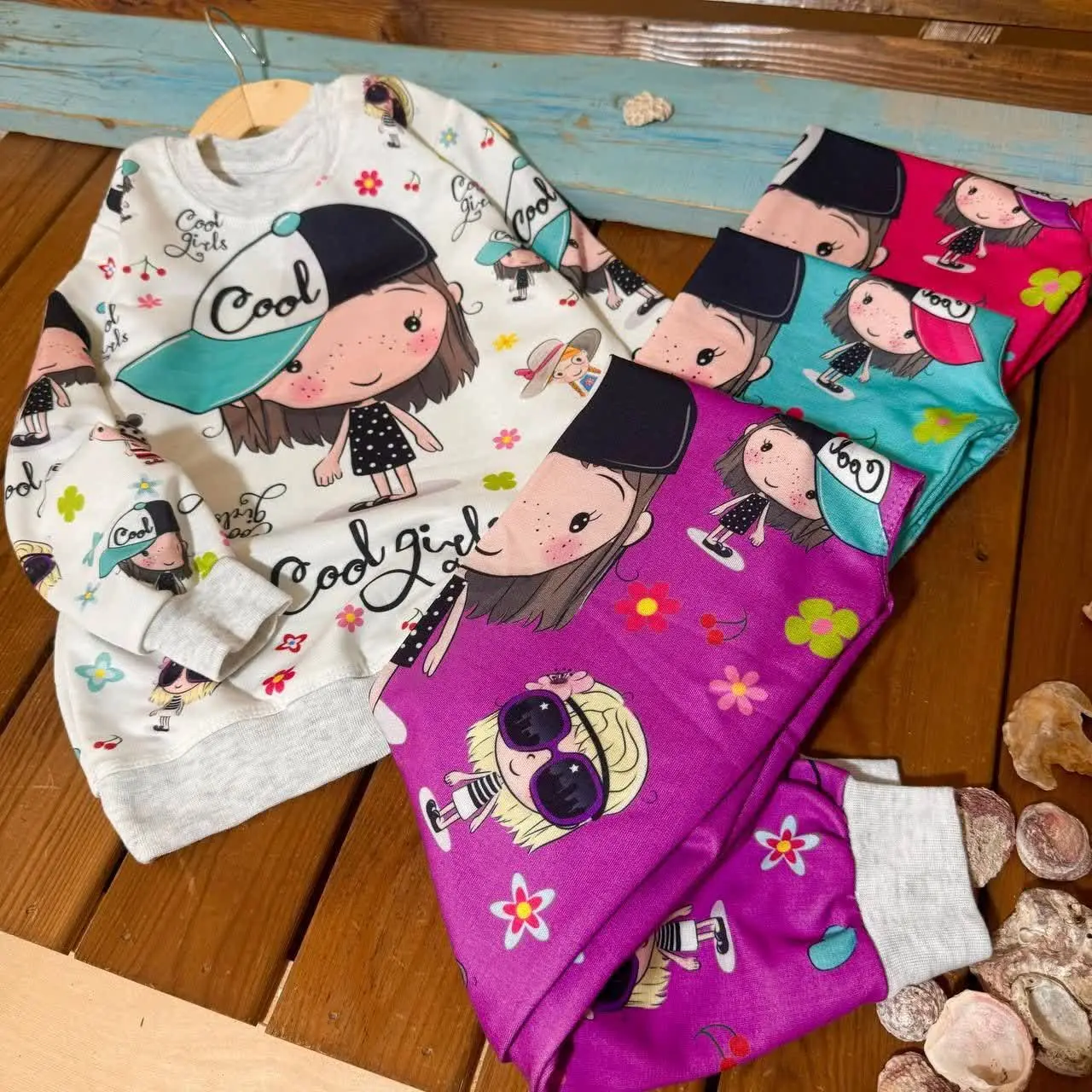 💞 ست دخترانه پرفروش دختر کلاهدار 💞
