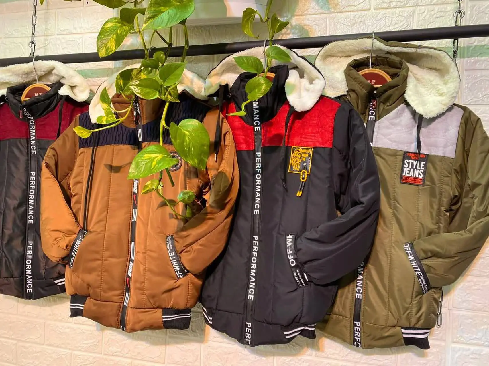 #پسرانه #کاپشن کلاه دار (ردیف ٢٤٩٨) 
