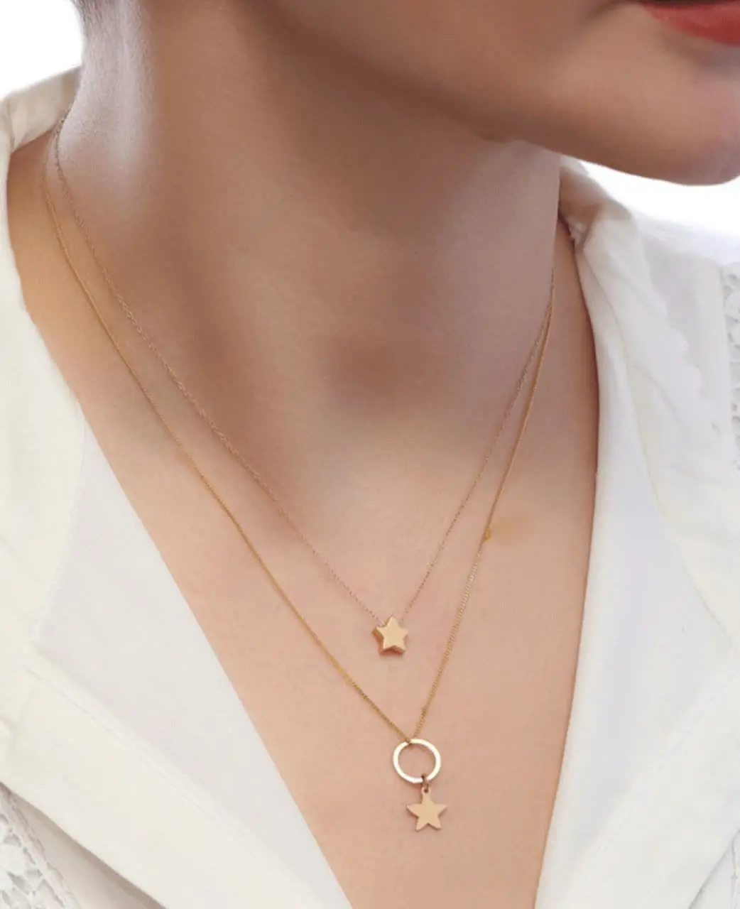 💍گردنبند ستاره سه بعدی 🤗
