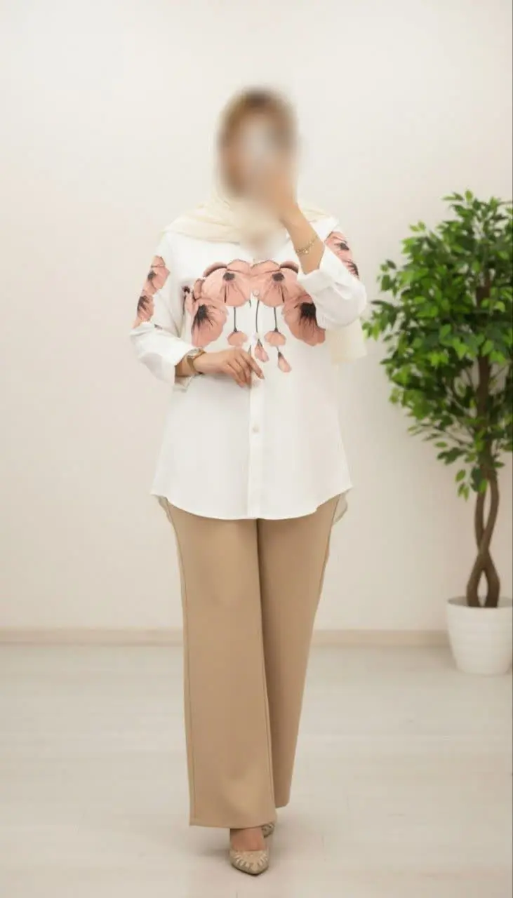 🌷نام: شومیز شلوار عیدانه آوازه