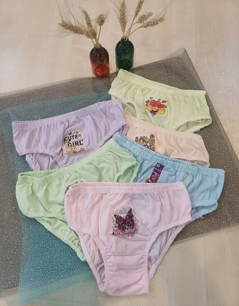 🌱شورت دخترانه نخی 
