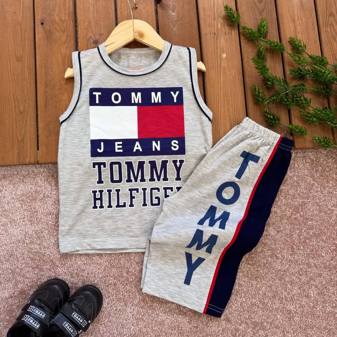 💞 ست تاپ شلوارک پسرانه تامی 💞
