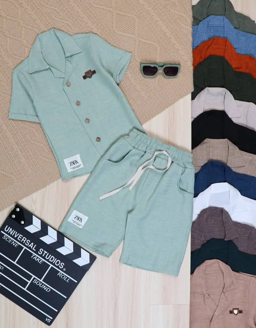 👫پیراهن و شلوارک سوفیا ZARA👫
