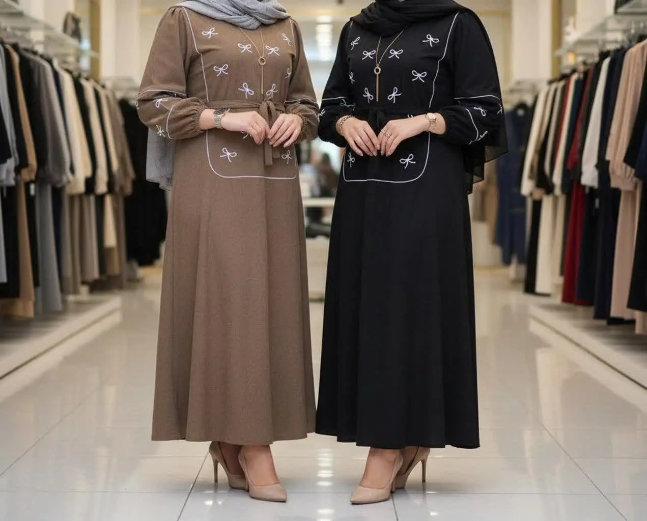 کفتان گلدوزی پاپیونی