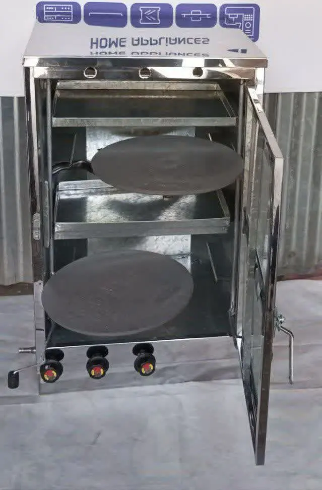 تنور گازی استیل ۲ طبقه