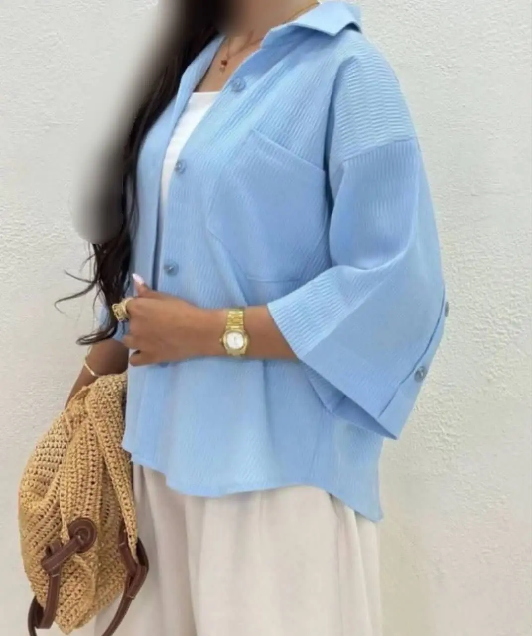 شومیز مانتویی شقایق