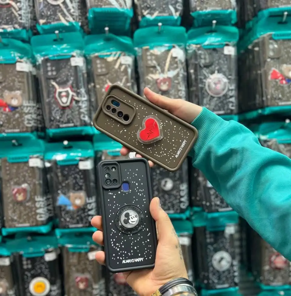 قاب چراغدار سولید برفی سبک جدید قاب‌های با ال ای دی عروسکی مخصوص انواع #سامسونگ #شیائومی 
