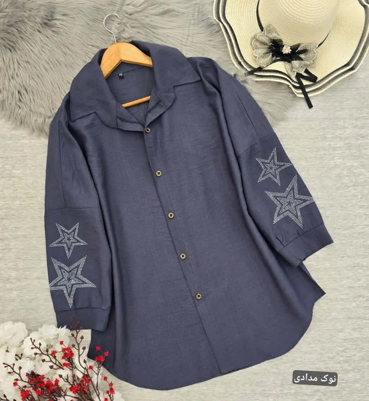 نام: شومیز مانتویی نگینی ستاره
