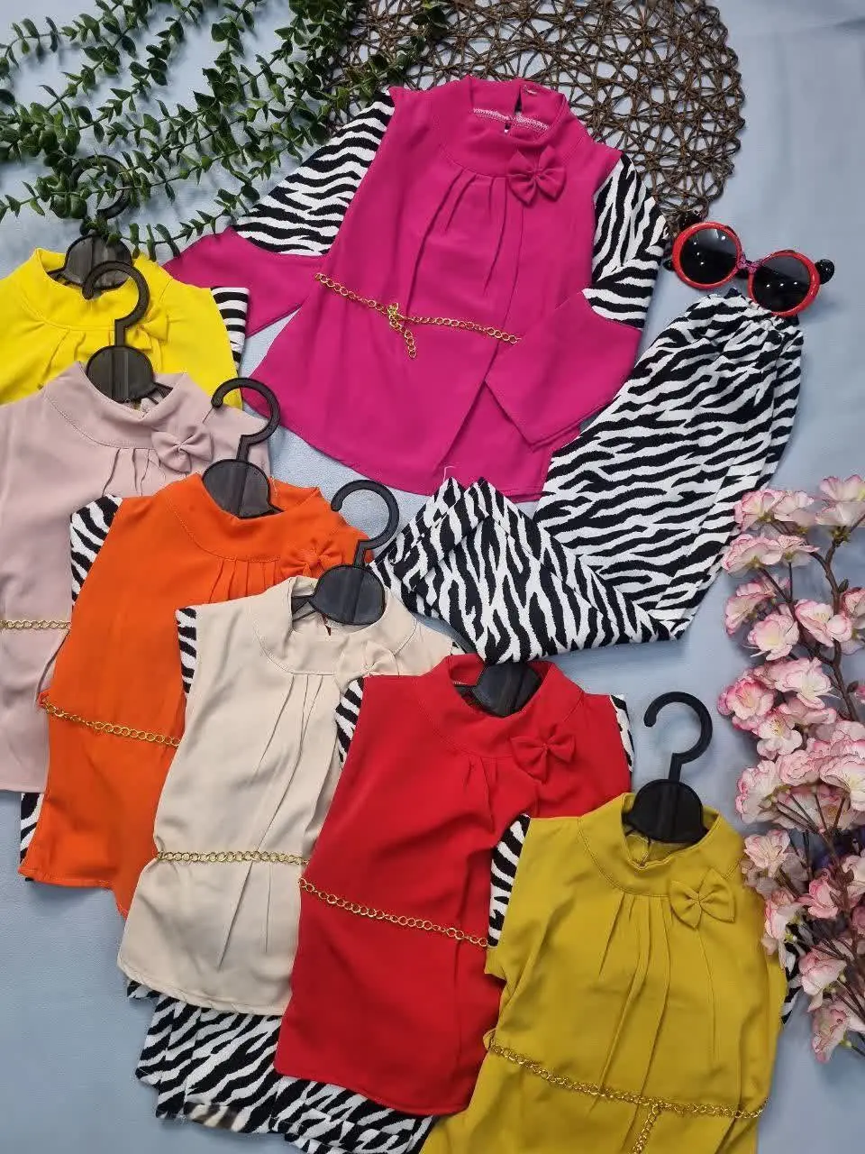 🌺شومیز شلوار الیزه دخترانه👩