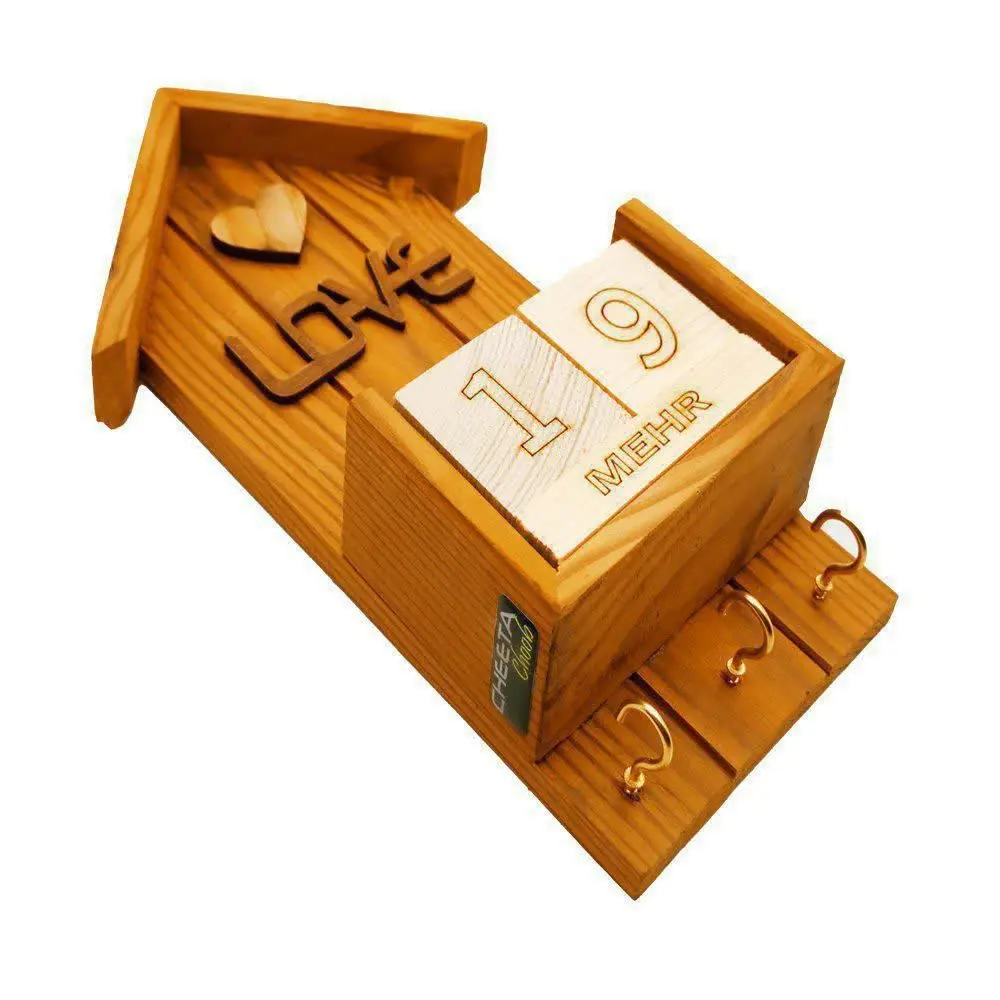 جاکلیدی وتقویم چوبی
