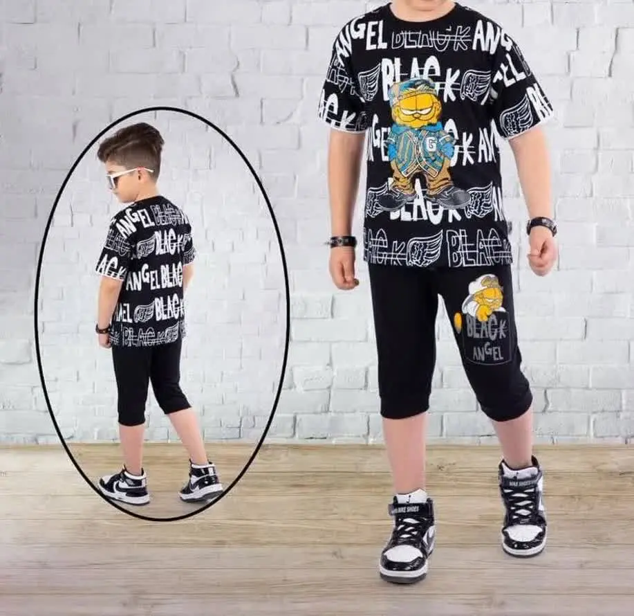 #تیشرت_شلوارک_گارفیلد
