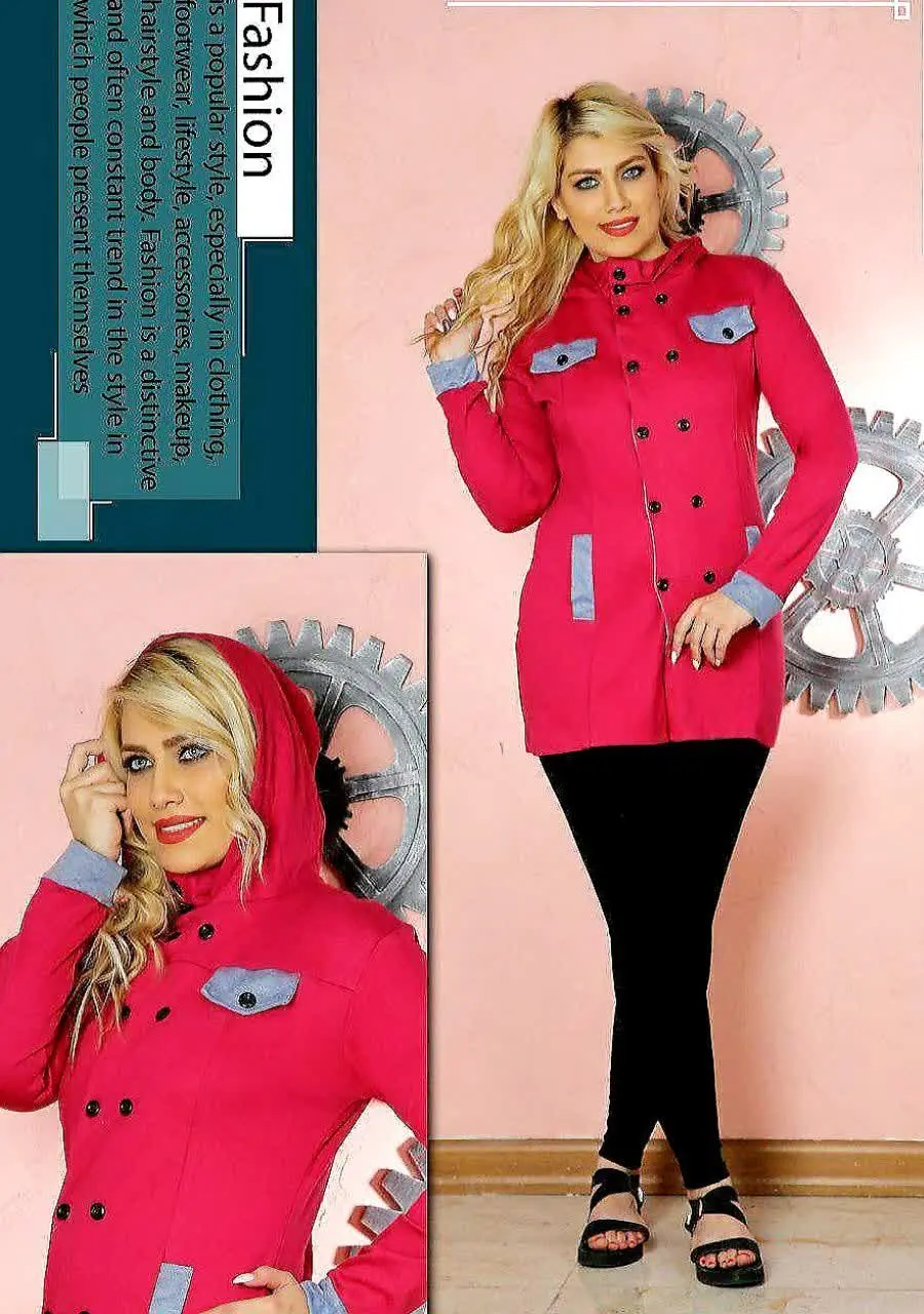 🟩 مانتو کلاه دار دورس پنبه 
