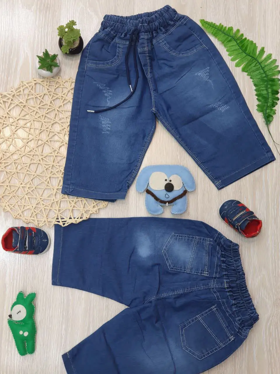 👖شلوارک لی زاپدار
