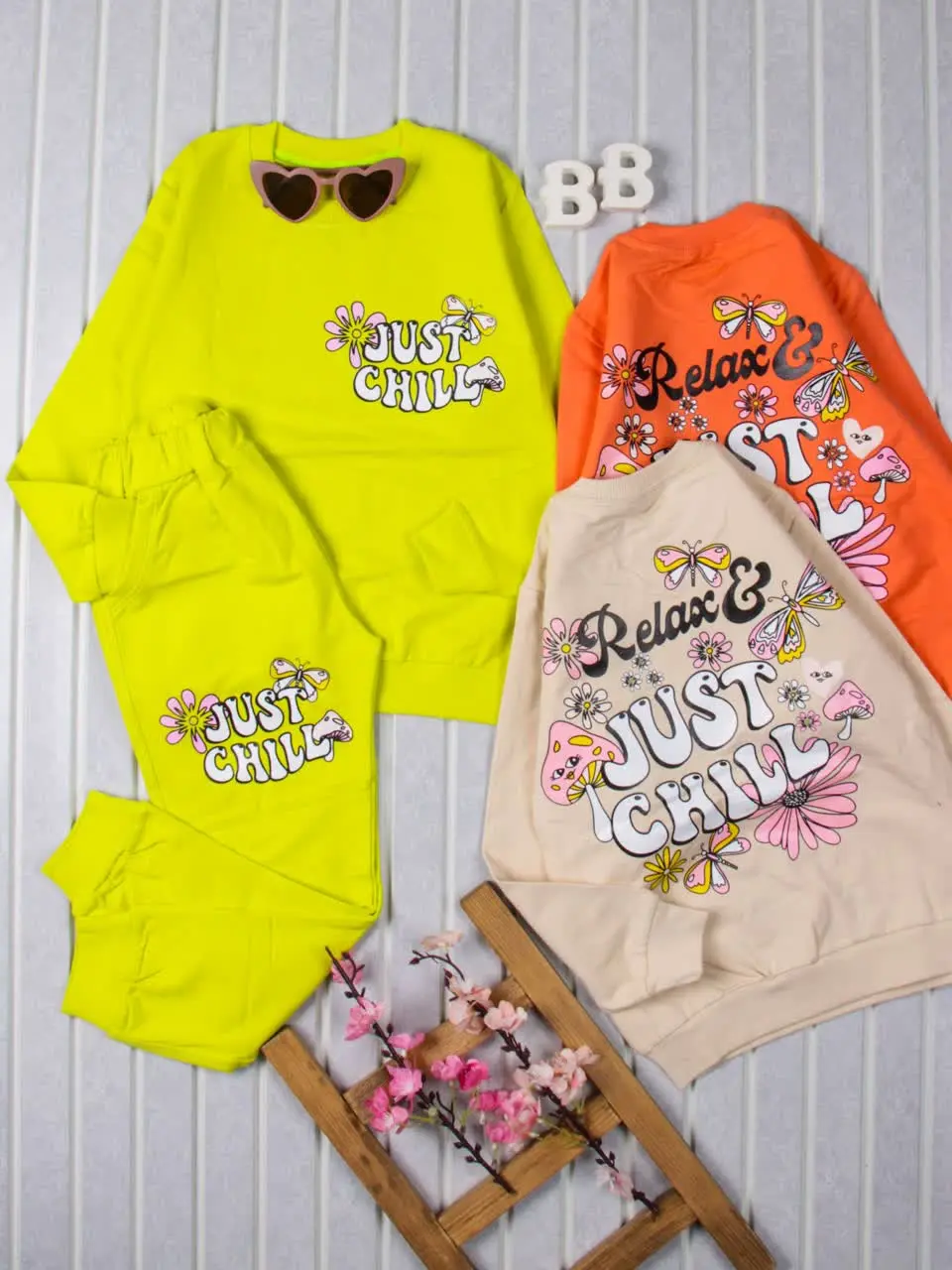 💢بلوز شلوار پشت چاپ گل💢