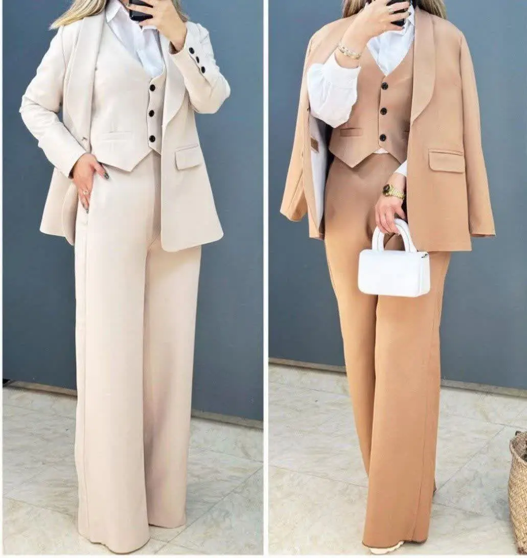 🌹نام: کت و شلوار سه تیکه ساره💥💫
