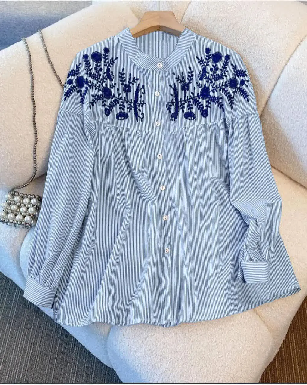 🌱شومیز مدل: (رازک) 
