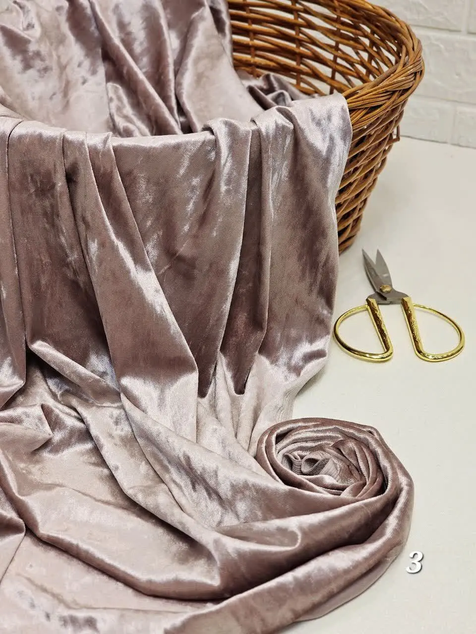 📌موجودی مخمل آینه‌ای 
