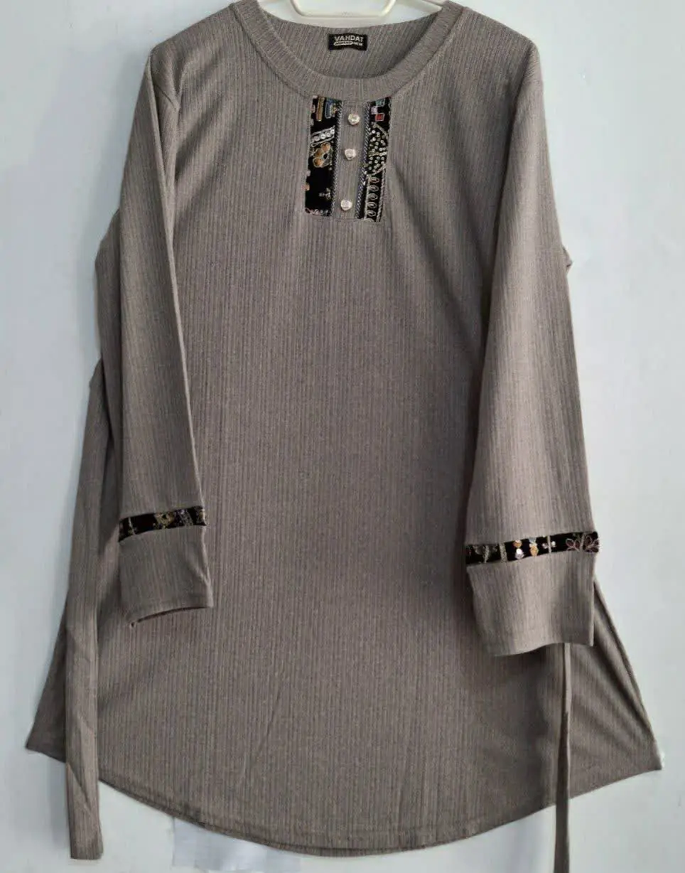 تونیک خرج کار سنتی مخمل گلد...