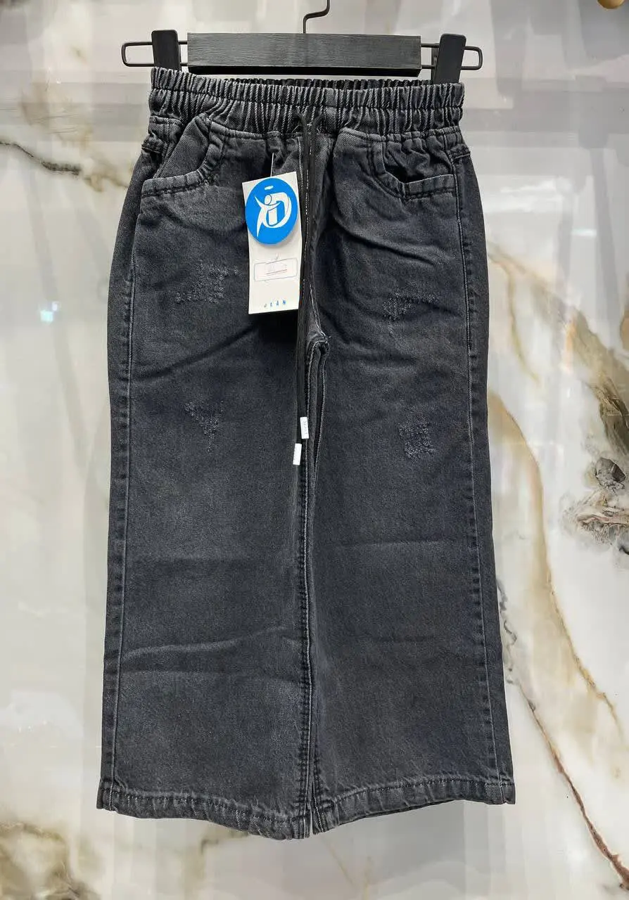 🔮شلوار لی بگ ذغالی اسپرت🔮
