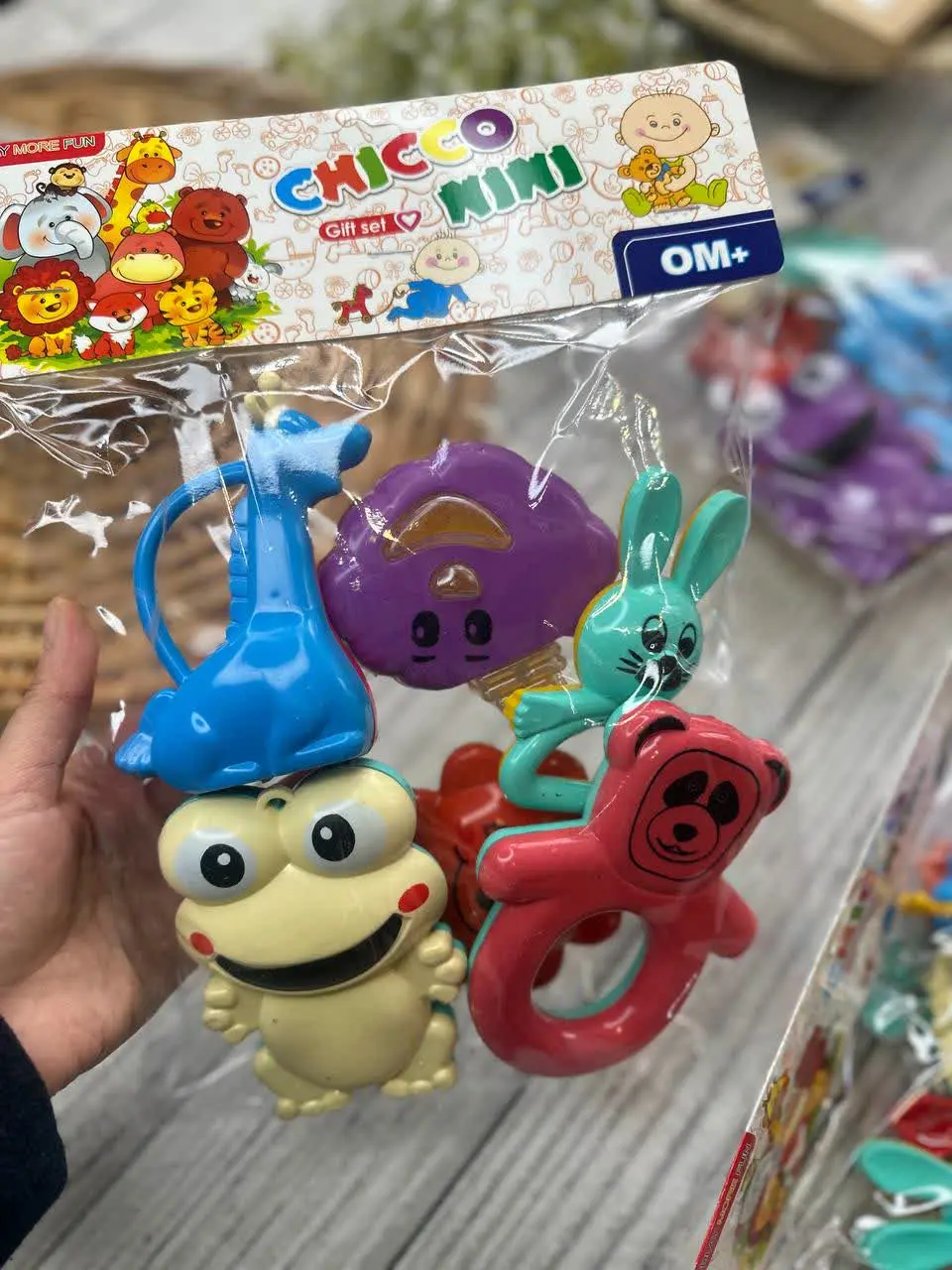 جغجغه شش تایی نوزادی و کودک کد ۹۲۰۰۸ 
