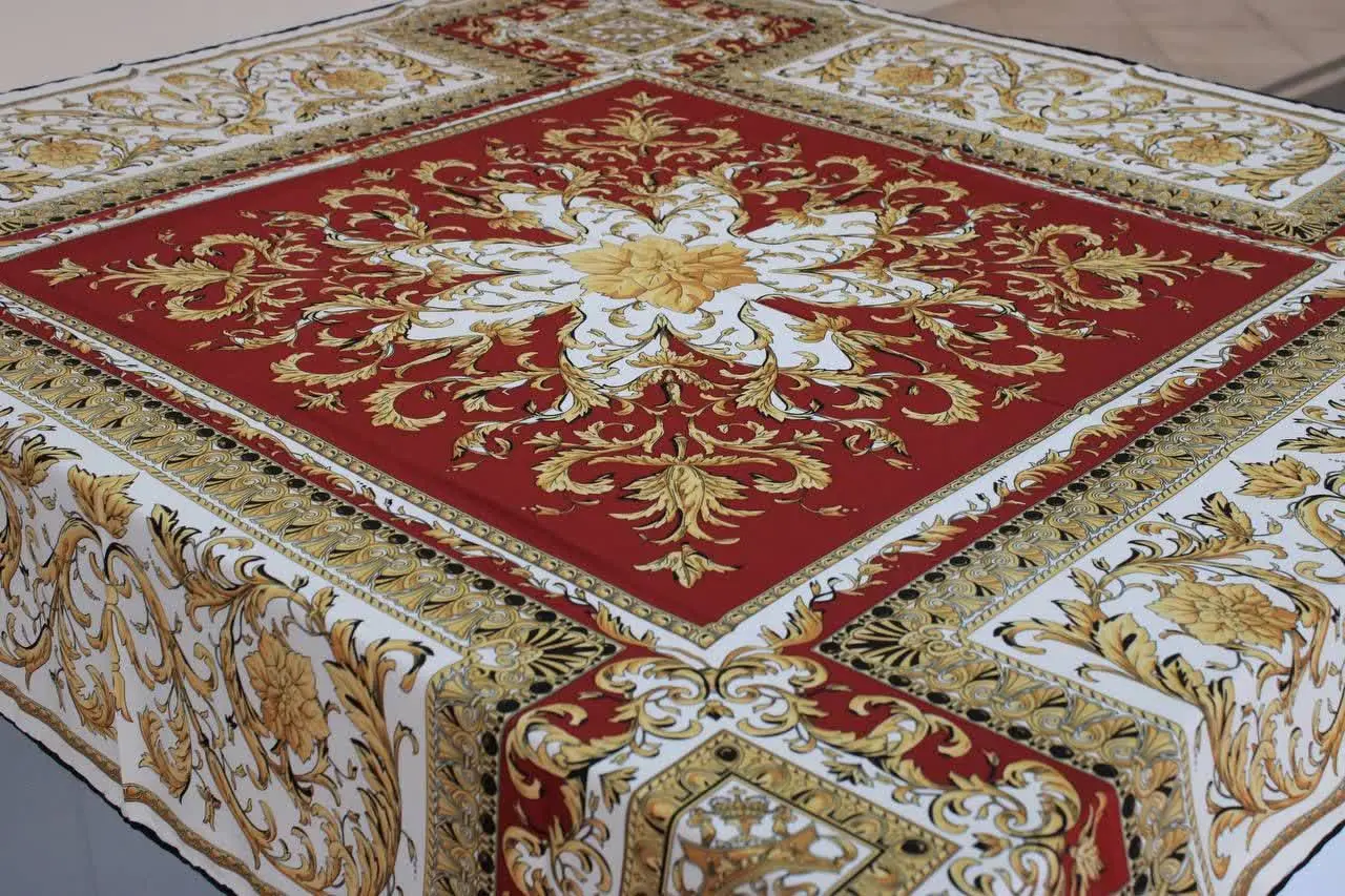 ⚜روسری مجلسی ابریشم توییل
