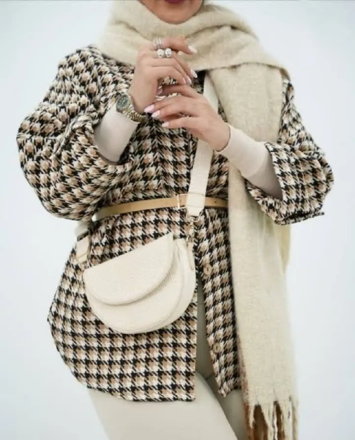 مانتو پیچازی جیب صلیبی