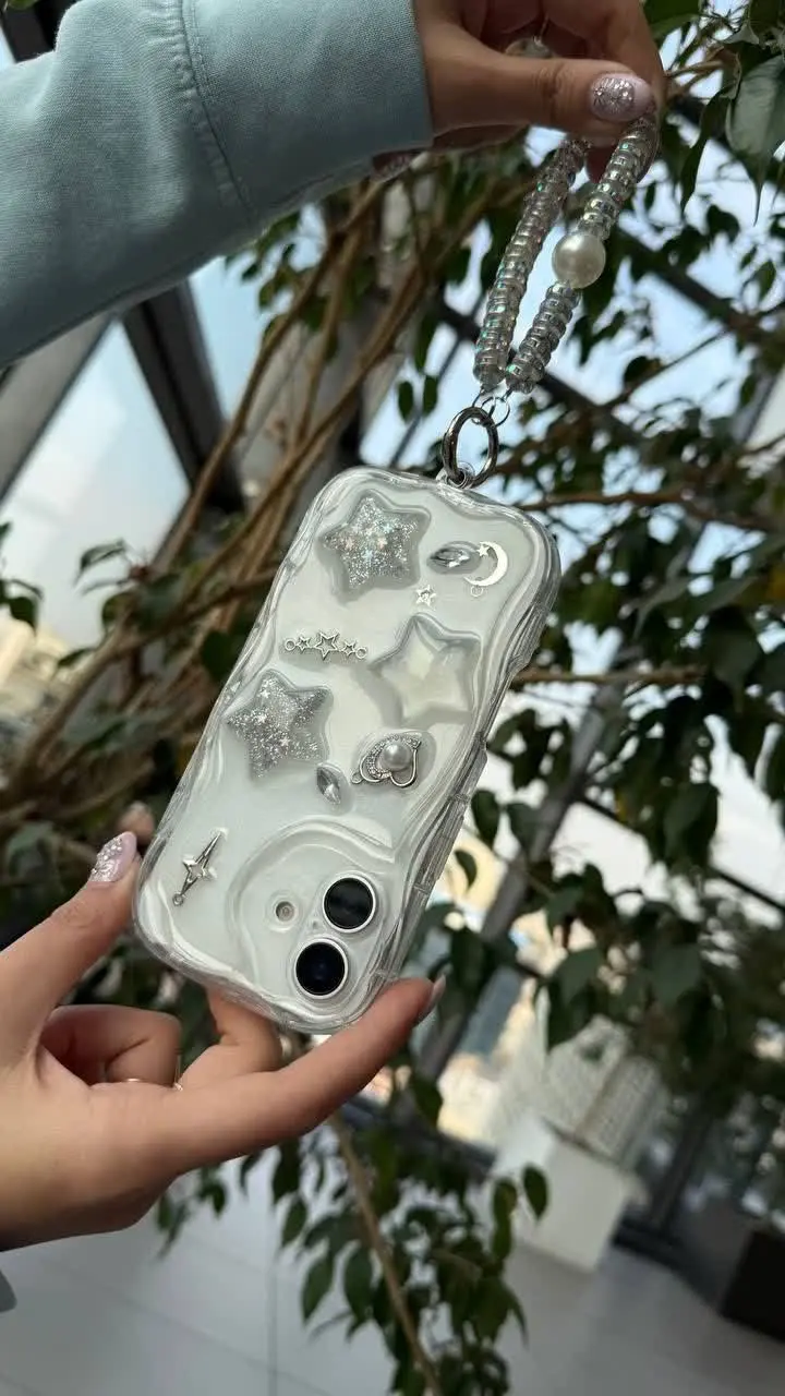 قاب موجی رزین شاین ستاره مخصوص انواع #سامسونگ #شیائومی و #آیفون 
