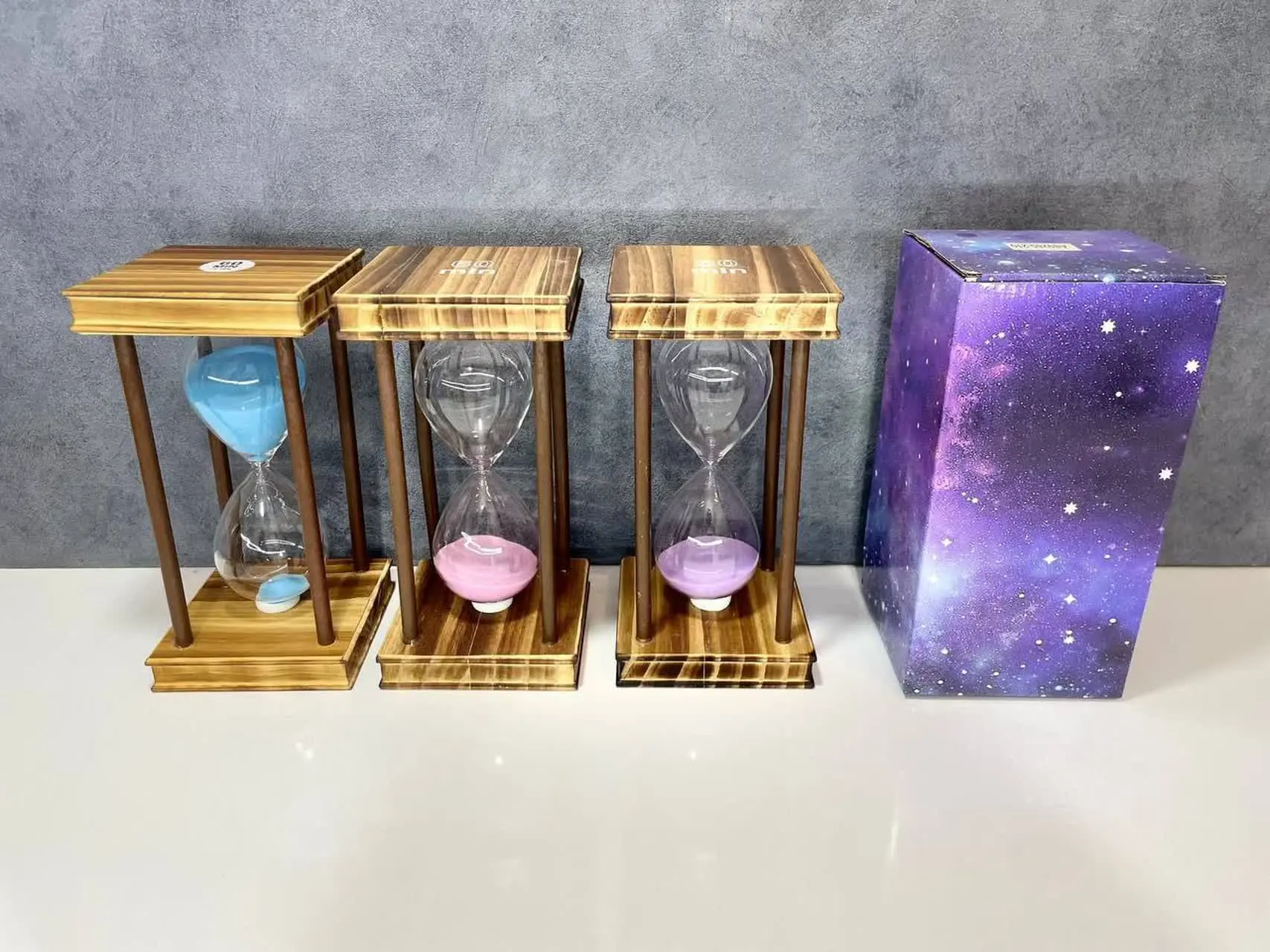 🛑 ساعت شنی پایه مربع ۶۰ دقیقه