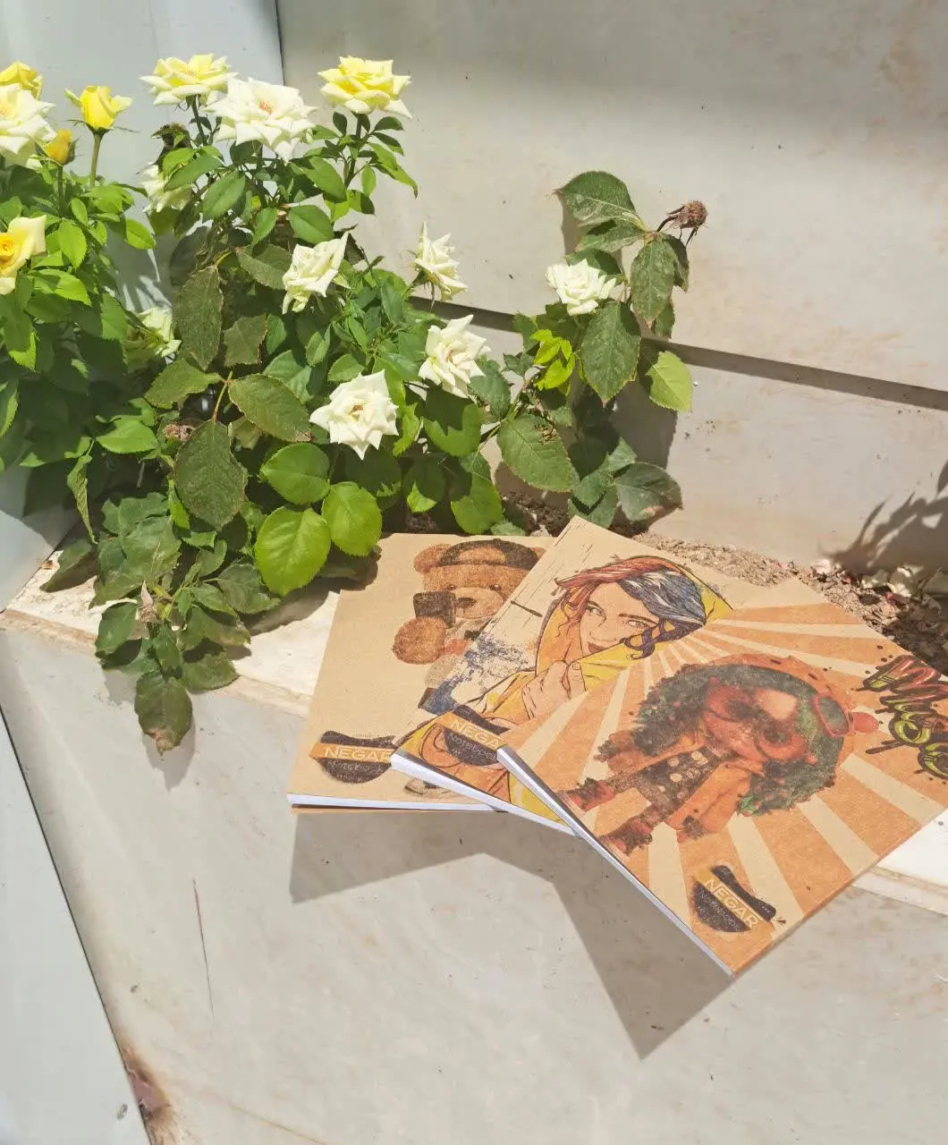 ✅ دفتر ۶۰ برگ جلد کرافت