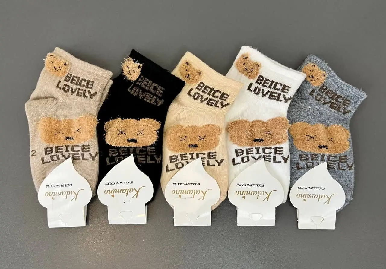 جوراب خرس لاولی نوزادی و کودک کد ۷۱۰۱۱ 
