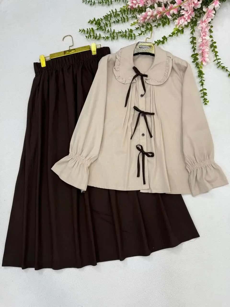 😍نام: شومیز دامن شکلات