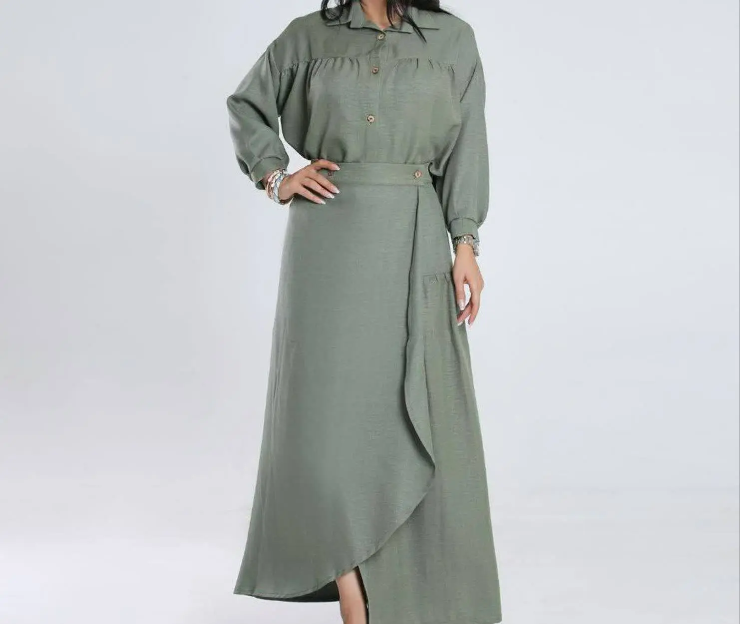 👚نام: ست بلیز دامن لنگی 🌿
