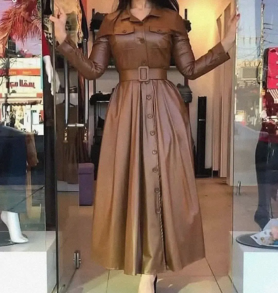 👚نام: مانتو چرم ویکتوریا💥💫
