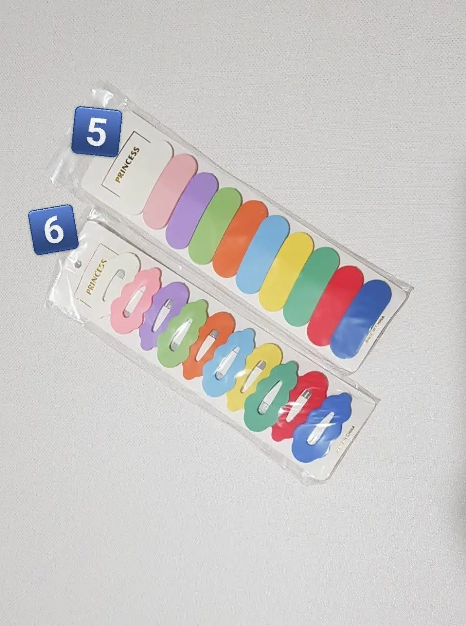 🍃 گیره تق تقی طرح ۴⃣/۵⃣/۶⃣
