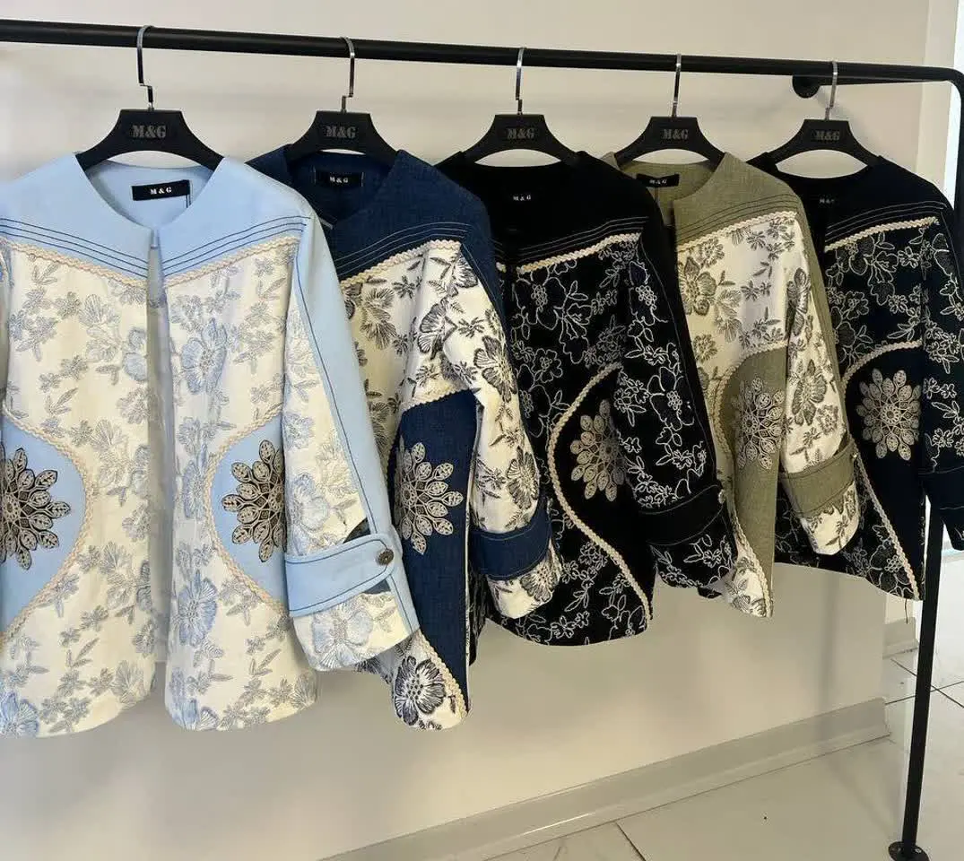 🌸🌸لینن خامه دوزی آستین ۲ پاگن پدیده
