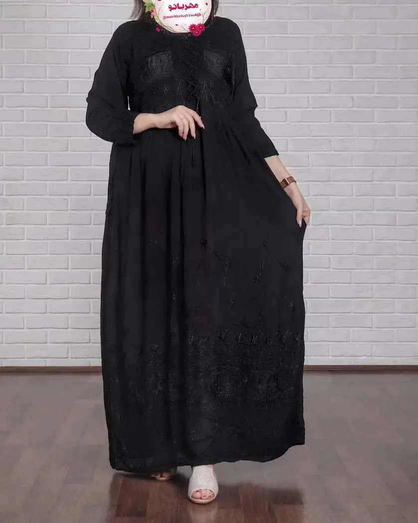پیراهم مشکی سایز بزرگ رسید۰🤩🤩
