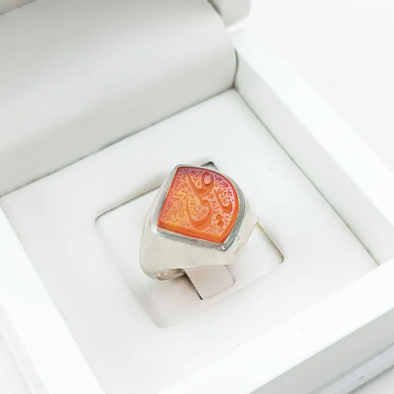 انگشتر نقره مردانه مدل نقطه...